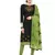 Black embroidered cotton salwar