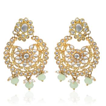 White Earrings 1