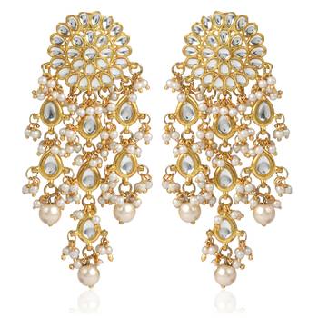 White Earrings 1
