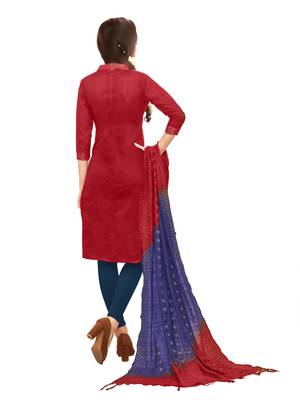 Maroon Woven Banarasi Silk Salwar 3