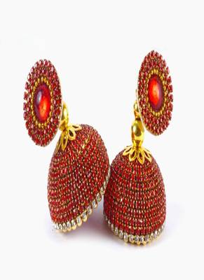 Red earrings 1