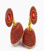 Red earrings