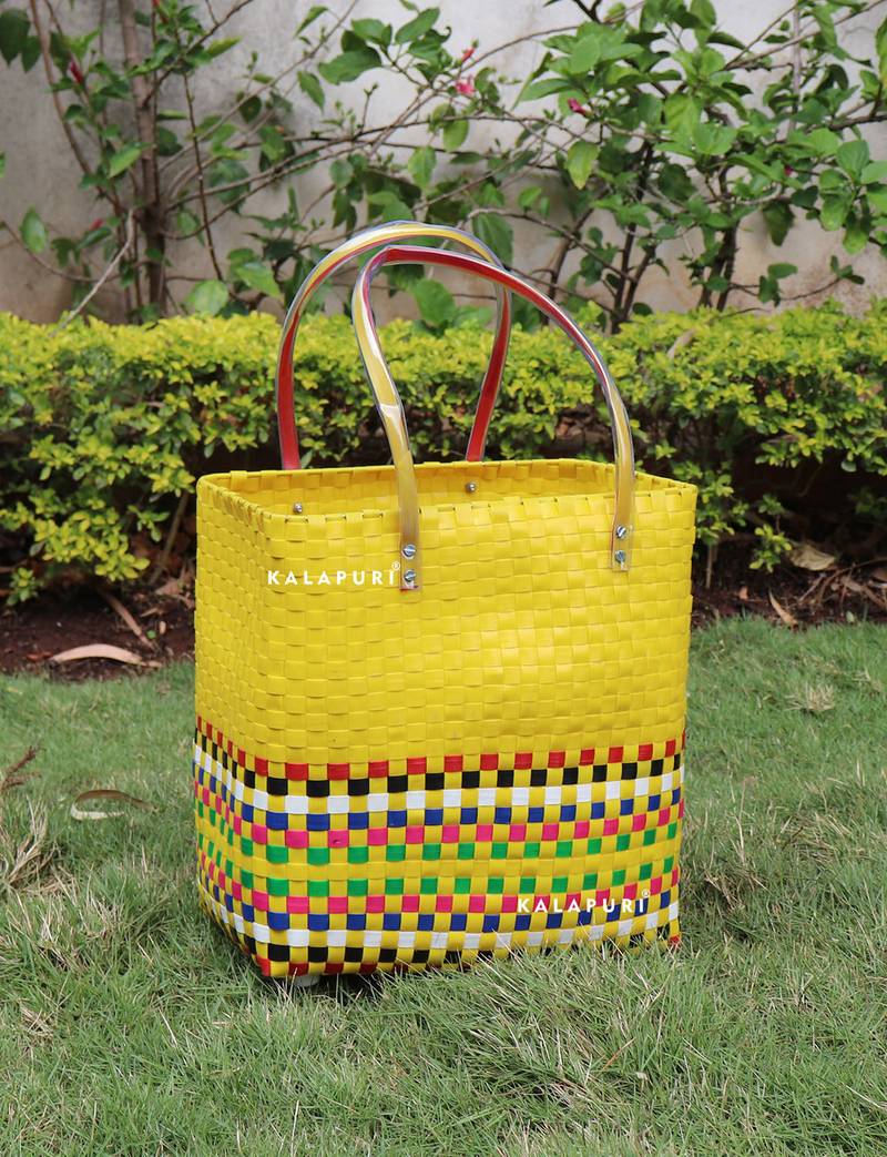 Shopping Travelling Baskets Authentic Hand Crafted Basket Bag Medium
