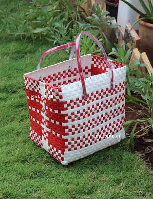 Shopping Travelling Baskets Authentic Hand Crafted Basket Bag Medium 1