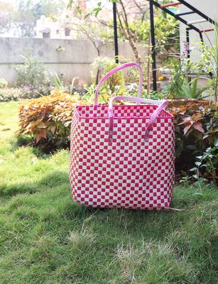Shopping Travelling Baskets Authentic Hand Crafted Basket Bag Medium 1