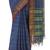 Purple woven cotton saree with blouse