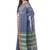 Purple woven cotton saree with blouse