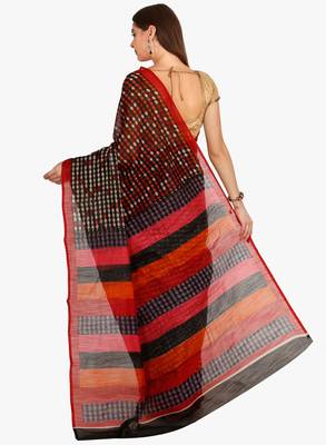 CLASSICATE From The House Of The Chennai Silks Women's Multicolor Bhagalpuri Saree With Blouse 3