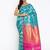 CLASSICATE From The House Of The Chennai Silks Women's Sky Blue Traditional Kanjivaram Silk Saree With Blouse