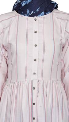 Bubblegum Striped Dress By Ruqsar 4