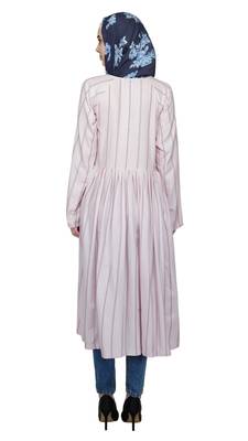 Bubblegum Striped Dress By Ruqsar 5