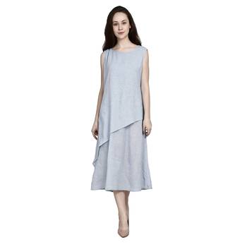 Grey printed cotton ethnic-kurtis 1