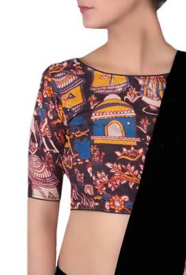 Multi-color Kalamkari Printed Blouse 3