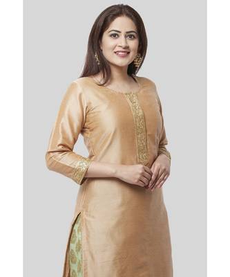 Pistachio Gold Kurti with Kalidaar Palazzo 3