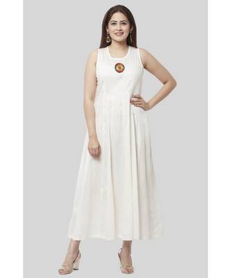 Off-White Kutch Flared Sleeveless Dress 1