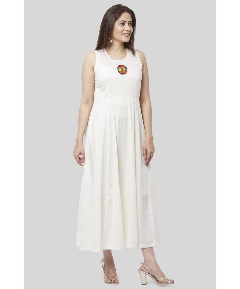 Off-White Kutch Flared Sleeveless Dress