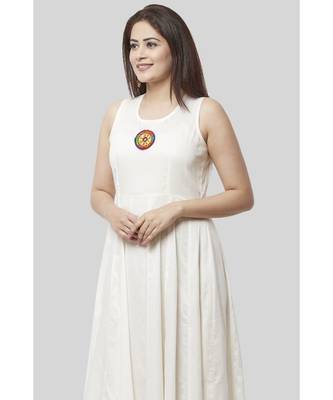 Off-White Kutch Flared Sleeveless Dress 4