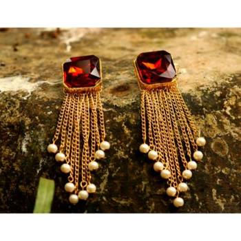 Brown earrings 1