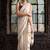 Off White Pure Cotton Saree With Handblock Print