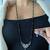 Gold American Diamond Pendant Lankan Black Beaded Single Layer Long Mangalsutra Set With Heart Earrings
