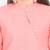 Peach Cotton Schiffli Stitched Kurti