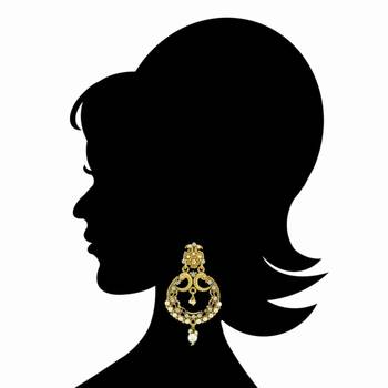 White earrings 2