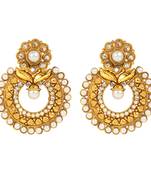 White cubic zirconia earrings