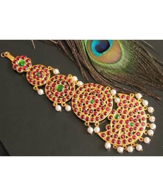 Beautiful Kemp Green Pearl Designer Tikka 1