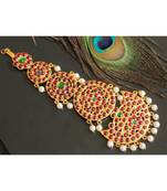 Beautiful Kemp Green Pearl Designer Tikka