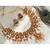 Beautiful Kemp Green Pearl Designer Necklace Set