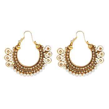 White cubic zirconia earrings 1