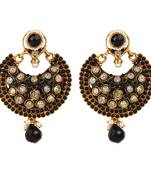 Black cubic zirconia earrings