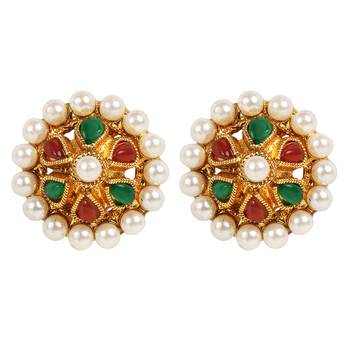 Multicolor cubic zirconia earrings 1