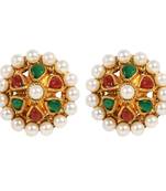 Multicolor cubic zirconia earrings
