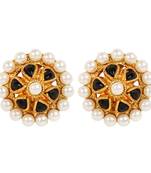 Black cubic zirconia earrings