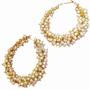 White cubic zirconia earrings 1