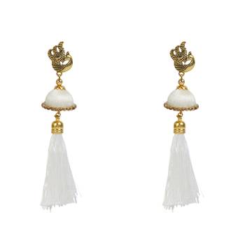 White earrings 1