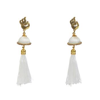 White earrings 2