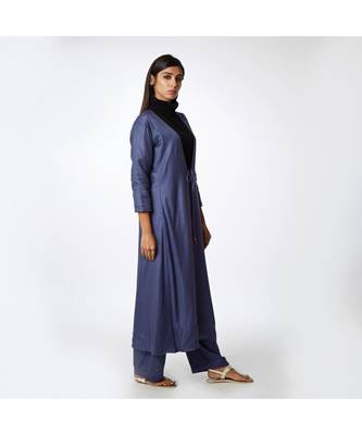 red printed cotton stitched kurta sets 4