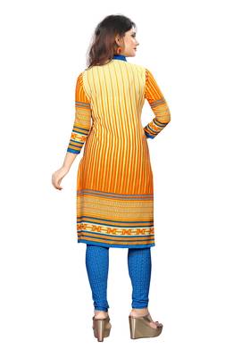 Yellow Printed Blended Cotton Salwar 2