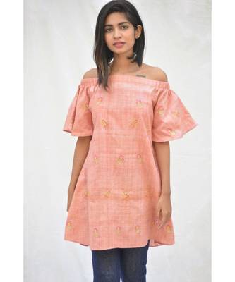 Khadi Cotton Cactus Off Shoulder Top 1
