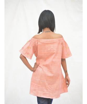 Khadi Cotton Cactus Off Shoulder Top 3