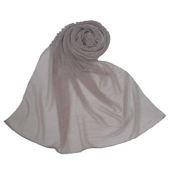 Pink Mesh Sparkling Crinkle Cotton Stole 1