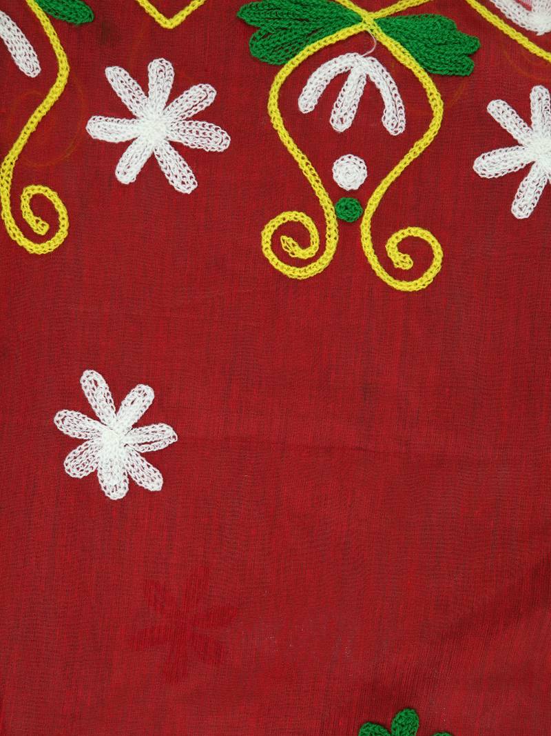 Beige Handloom Cotton saree with blouse