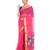 Pink Handloom Cotton Silk Saree With Blouse
