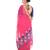 Pink Handloom Cotton Silk Saree With Blouse