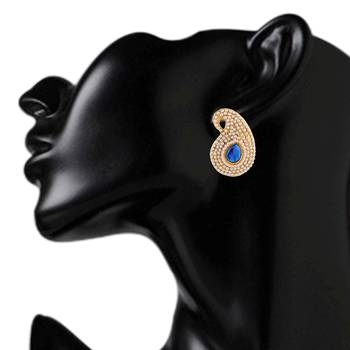 Blue earrings 2
