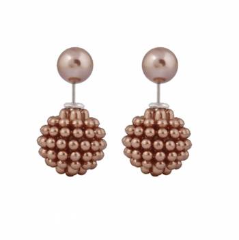 Brown earrings 1