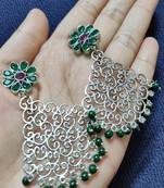 Green emerald  earrings