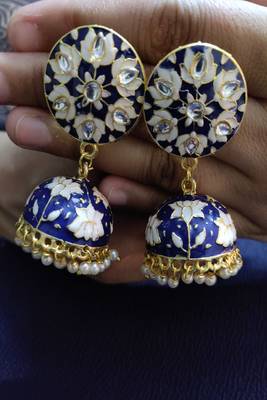 Blue Jhumkas 1